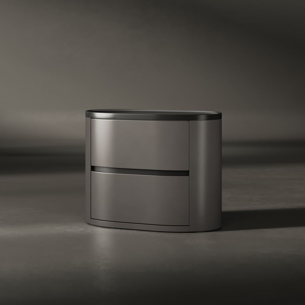 Прикроватная тумба Drum (700) Grey Amber